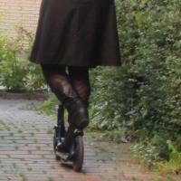 Im Bürock auf dem Büroller ins Büro...